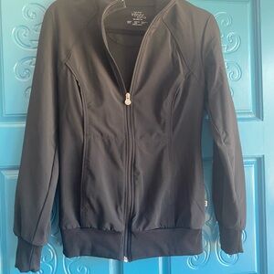 INFINITY by Cherokee Women's scrub jacket with matching scrub top and bottom